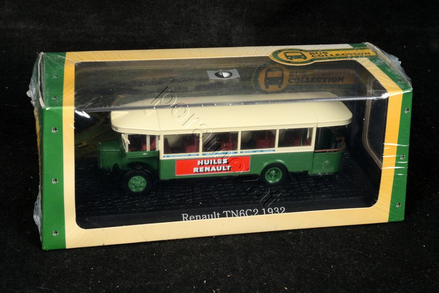 Modèle Réduit Bus Renault TN6C2 1932 - Collection Atlas - Métal Multicolore - Neuf - Miniature Véhicule Ancien